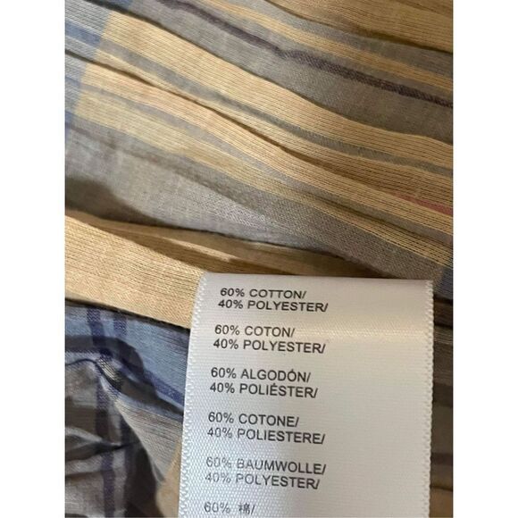 New Urban Outfitters UO Mia Check Babydoll Top Size M - Picture 8 of 9